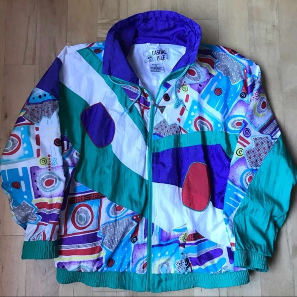 90s Casual Isle Jacket Women's Petite Small